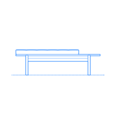 Furniture Benches Jens Bench Craft Design Svg File, Free Vectors File